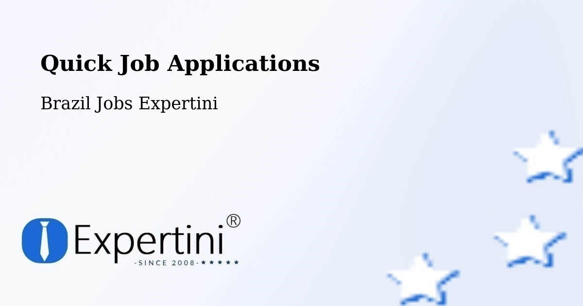 Quick Apply Feature – Araguacema - Brazil Jobs Expertini